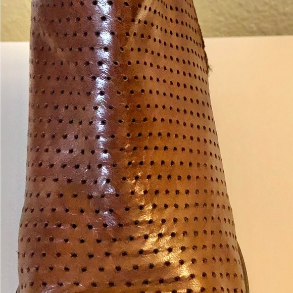 Women's Brown Leather Ankle Boots - Picture 3 of 7